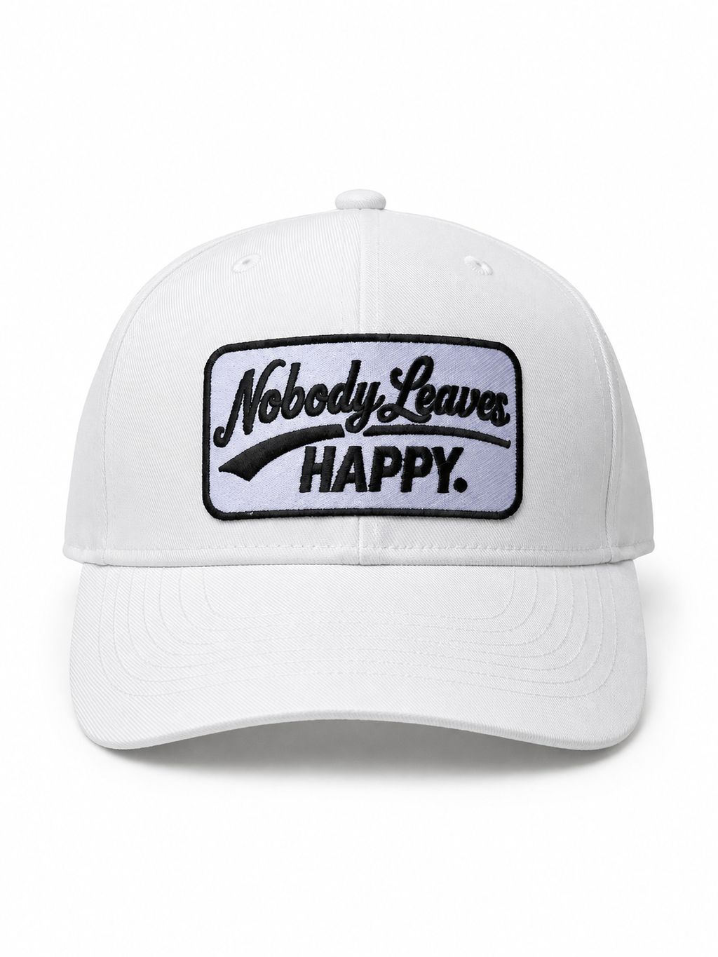 Nobody Leaves Happy Logo Hat