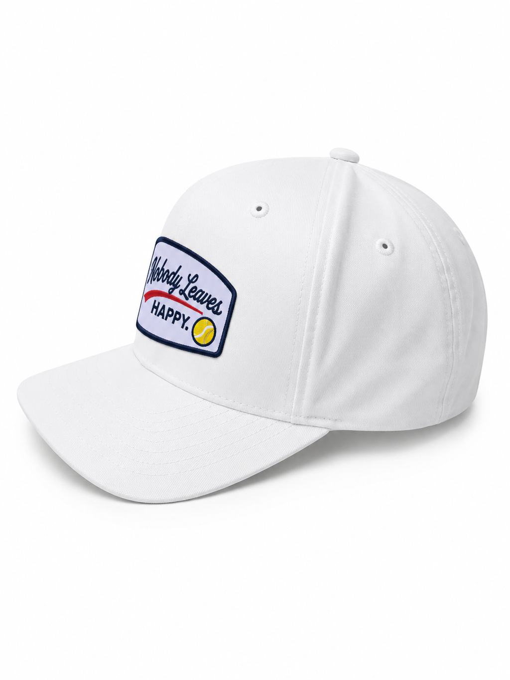 Nobody Leaves Happy Tennis Logo Hat