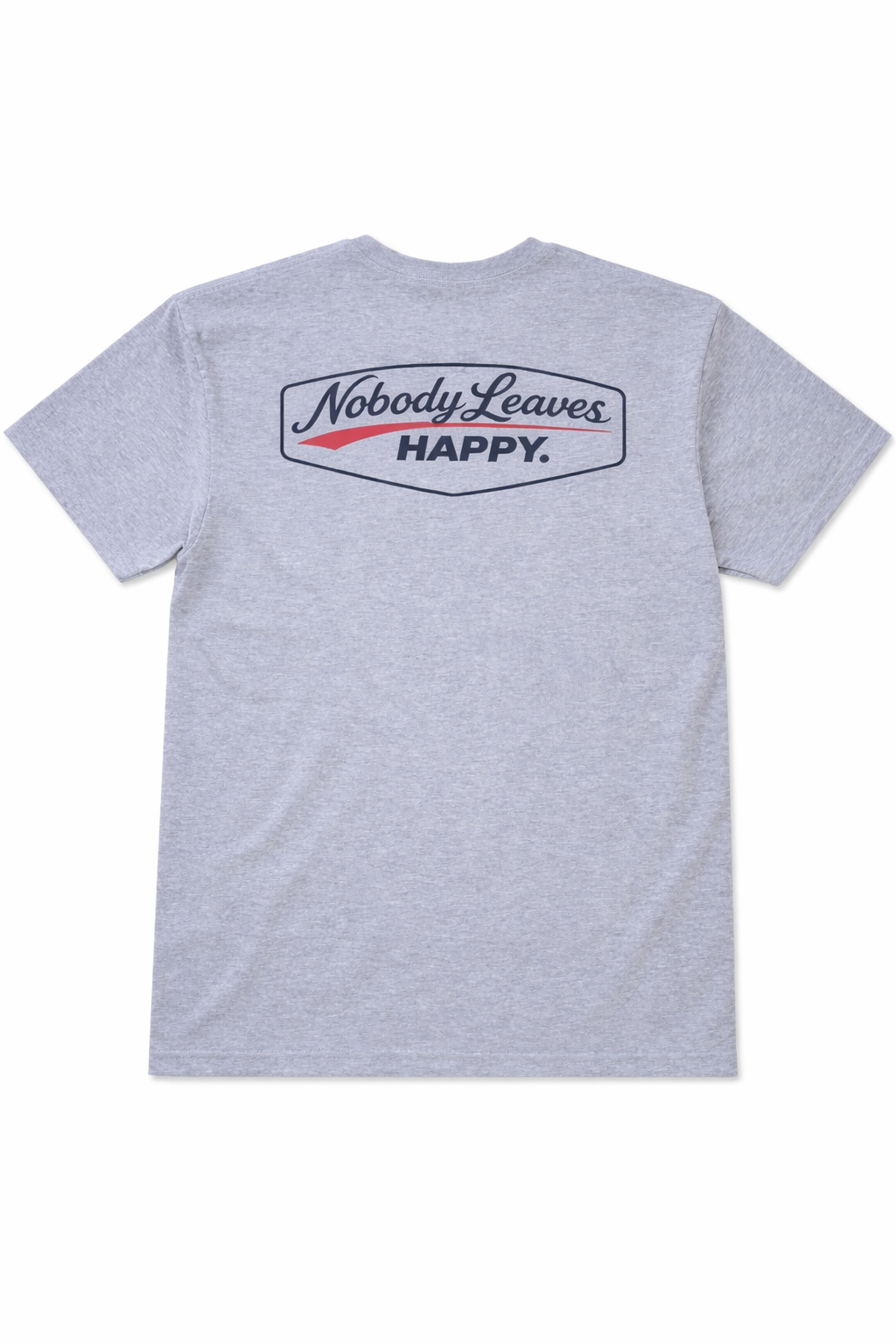 Nobody Leaves Happy Signature Tee - Grey