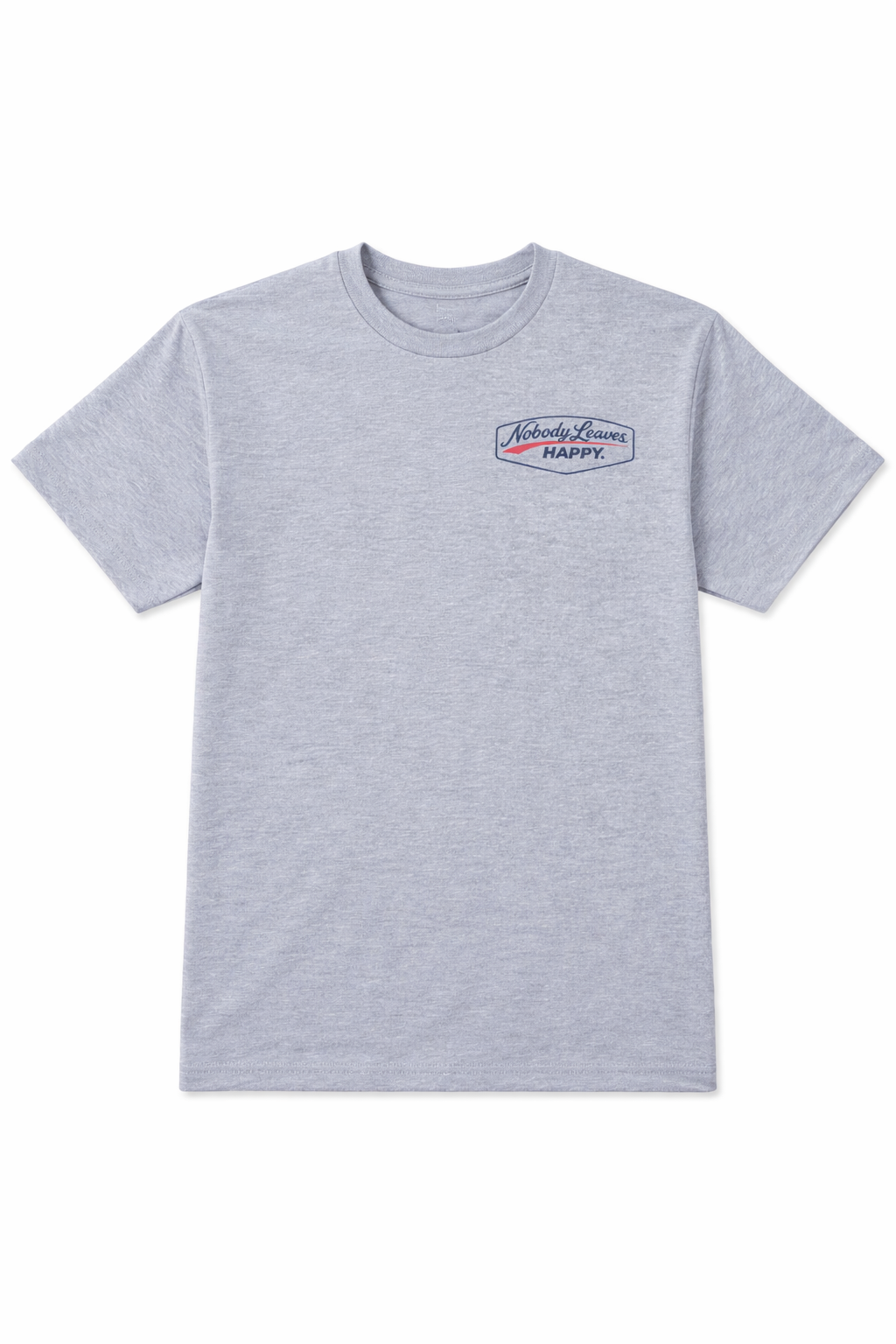 Nobody Leaves Happy Signature Tee - Grey