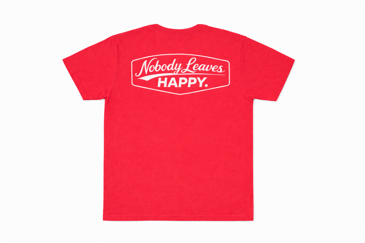 Nobody Leaves Happy Signature Tee (Red)